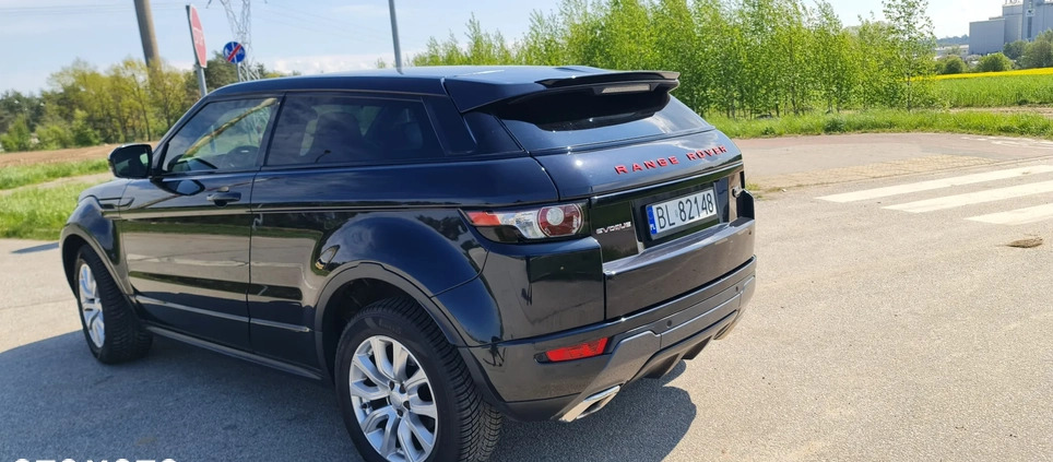 Land Rover Range Rover Evoque cena 82500 przebieg: 76000, rok produkcji 2011 z Łomża małe 704